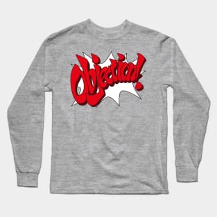 Phoenix Wright – Objection! Long Sleeve T-Shirt